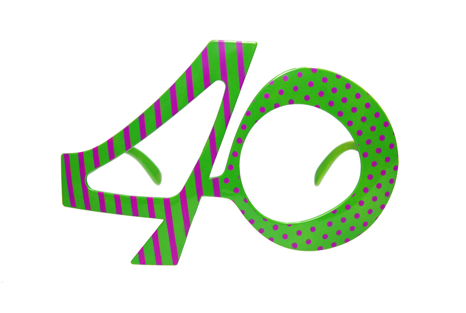 Gafas 40 años Verde