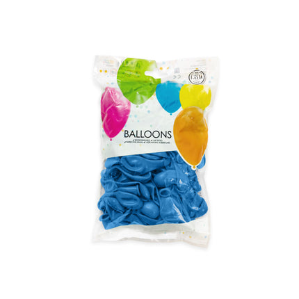 Globos Azules Metalizados 13cm 100pcs