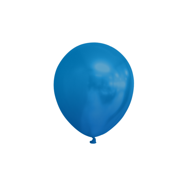 Globos Azules Metalizados 13cm 100pcs