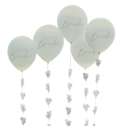 Equipo Novia Globos 30cm 5pcs