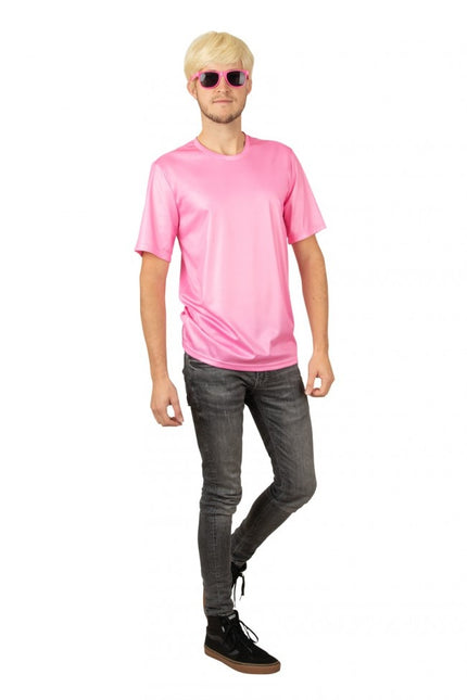Camiseta Ken Barbie rosa