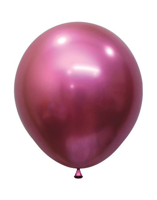 Globos Reflex Fucsia 45cm 6pcs