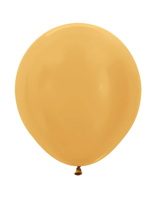 Globos Oro Metálico 45cm 25pcs