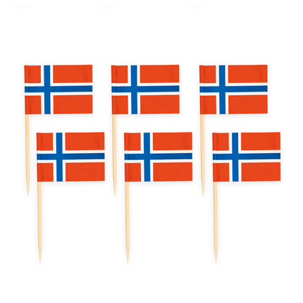 Palillos de cóctel Noruega 8cm 50uds.