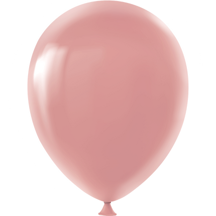 Globos Oro Rosa Metálicos 30cm 8pcs