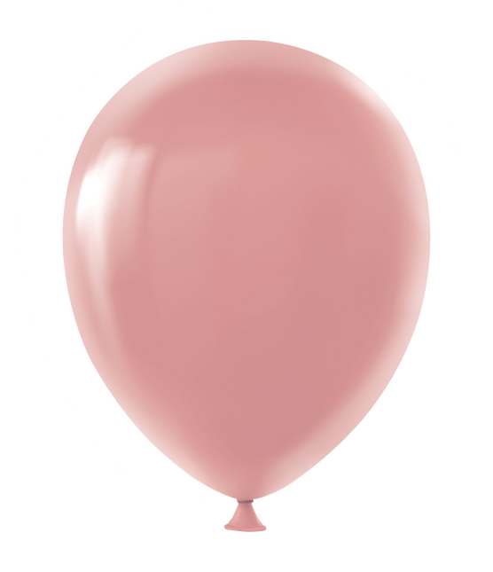 Globos Oro Rosa Metálicos 30cm 8pcs