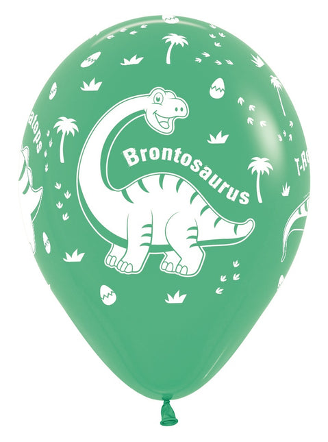 Globos Dinosaurios Mix 30cm 25pcs