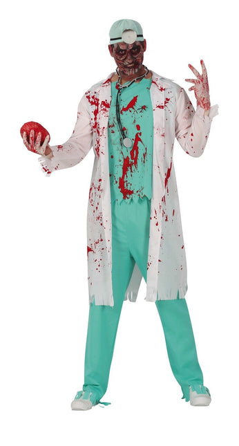 Disfraz de Doctor Zombie Halloween Hombre