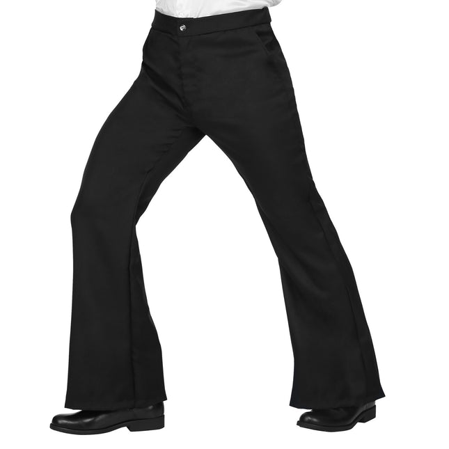 Pantalón Disco 70S Negro Hombre