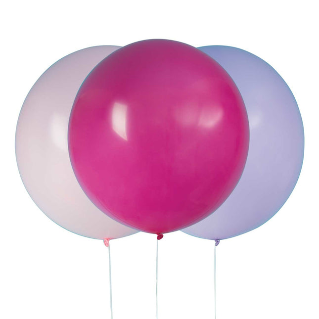 Globos Morados 61cm 3pcs