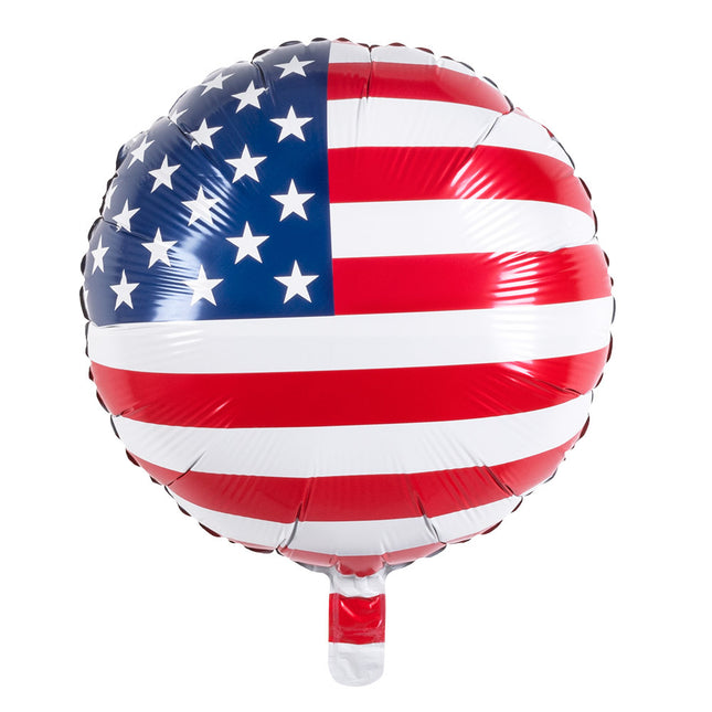 Globo de Helio Usa Doble Cara Vacío 45cm