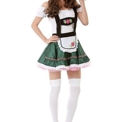 Vestido Dirndl Oktoberfest Flores