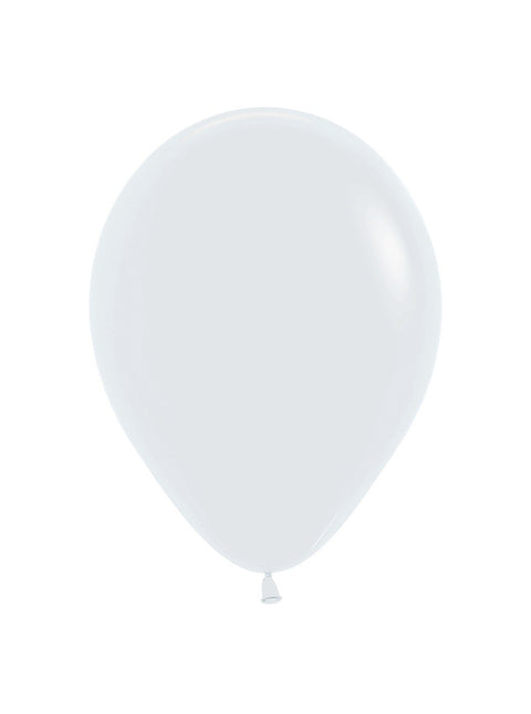 Globos Blanco 23cm 50pcs