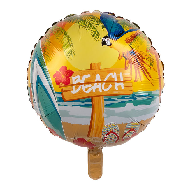 Globo de Helio Playa Doble cara 45cm