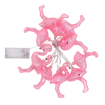 Guirnalda luminosa LED Flamingo 1,4m