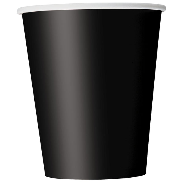 Vasos Negros 266ml 14ud