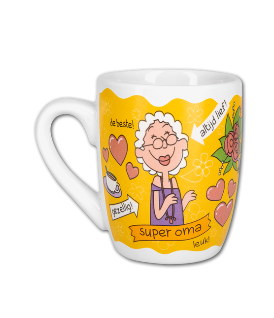 Taza amarilla Abuela