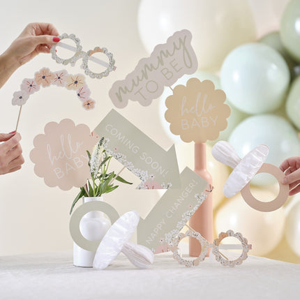 Atrezzo Photobooth Baby Shower 10pcs