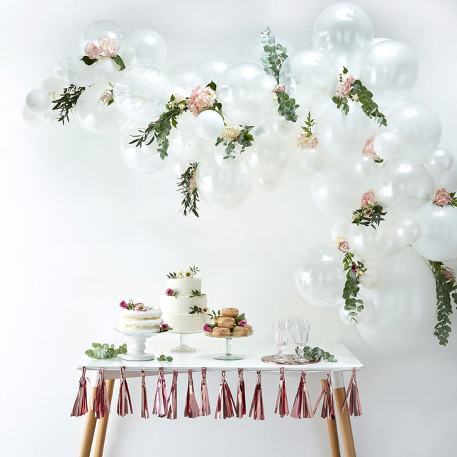 Set DIY Arco de Globo Blanco