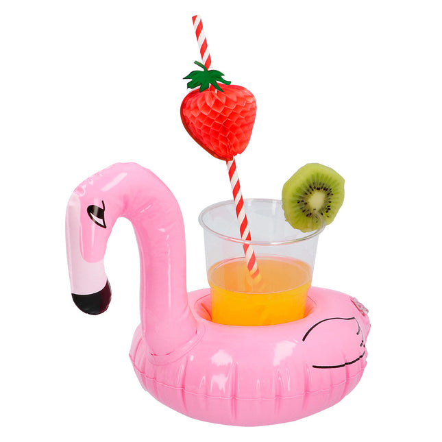 Flamingo Portavasos Hinchable 18cm