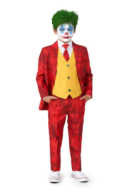 Traje El Joker Niño Escarlata