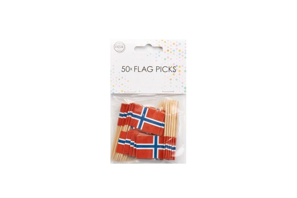 Palillos de cóctel Noruega 8cm 50uds.