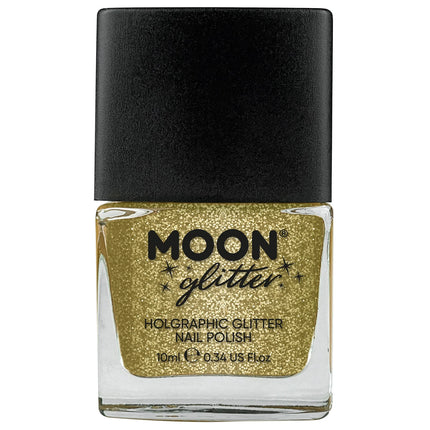 Esmalte de uñas Moon Glitter Holográfico Oro 14ml