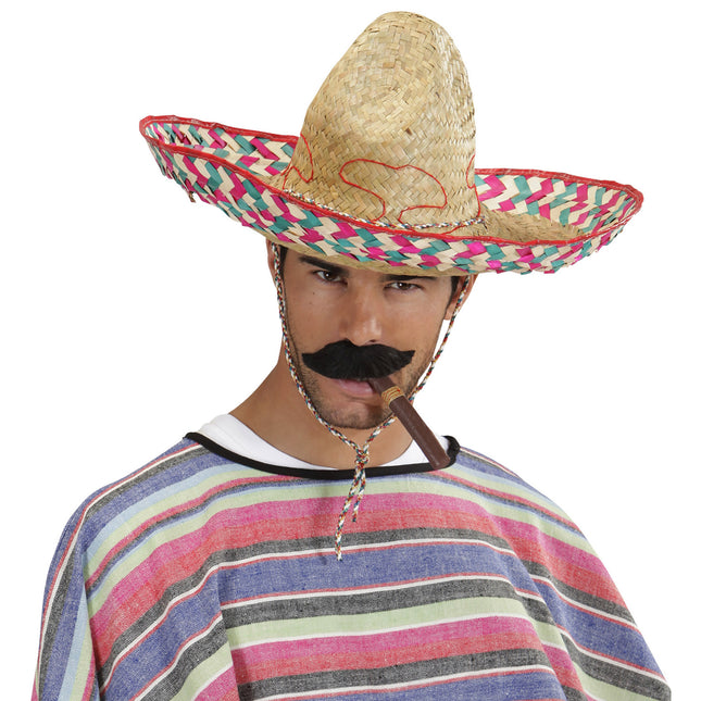 Sombrero Mexicano de Colores 52cm