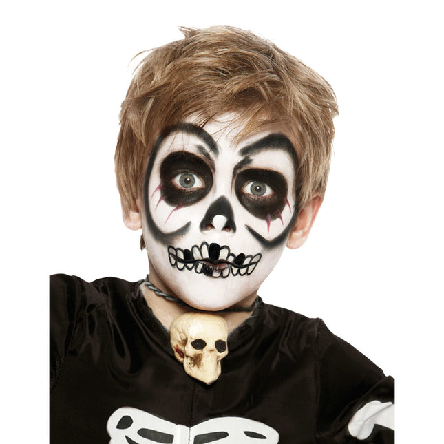 Set de maquillaje de Halloween Calavera