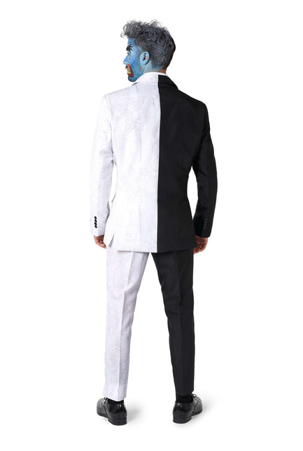 Traje Negro Blanco Dos Caras Hombre Suitmeister