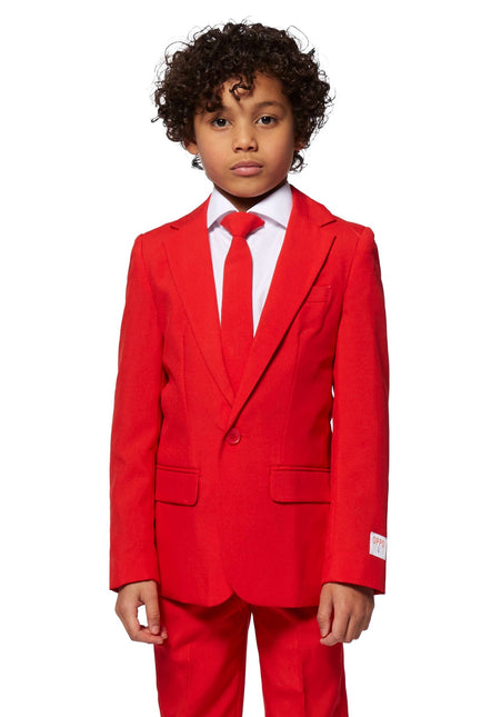 Traje Rojo Niño OppoSuits