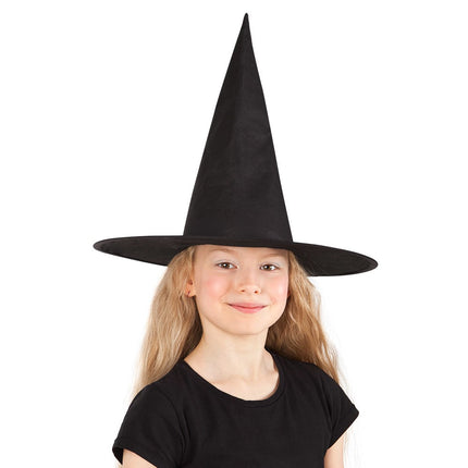 Halloween Sombrero de Bruja Negro Niño