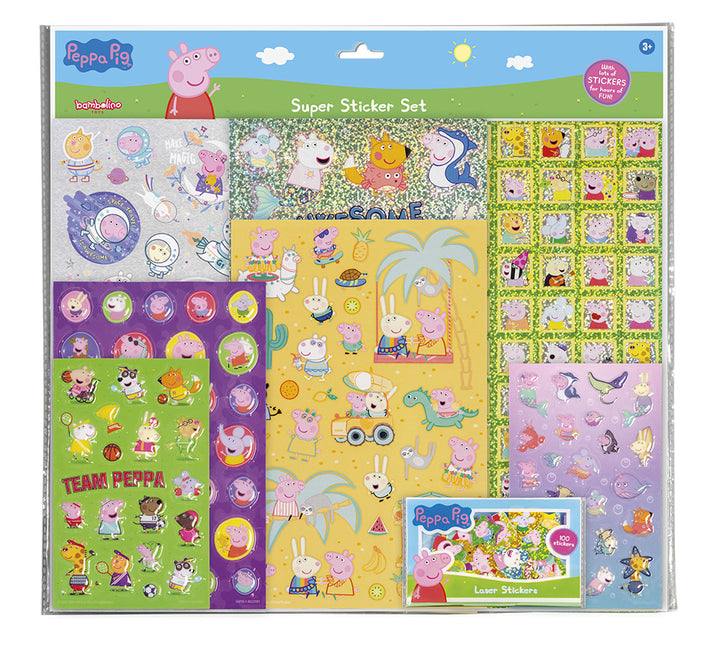 Set de pegatinas Peppa Pig grande