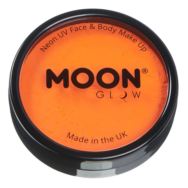 Moon Glow Neon UV Pro Pintura Facial Naranja Intenso 36g