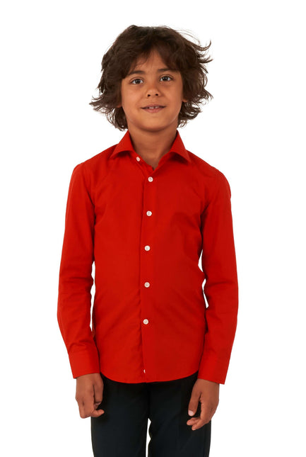 Camisa Roja Niño OppoSuits