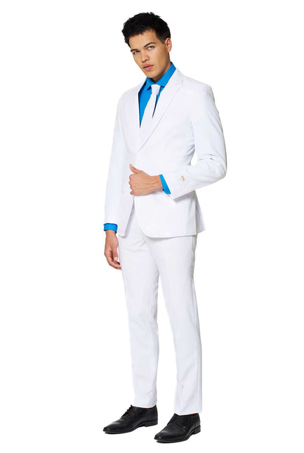 Hombres de traje blanco OppoSuits