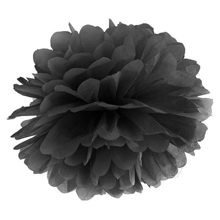 Pompón Negro 25cm