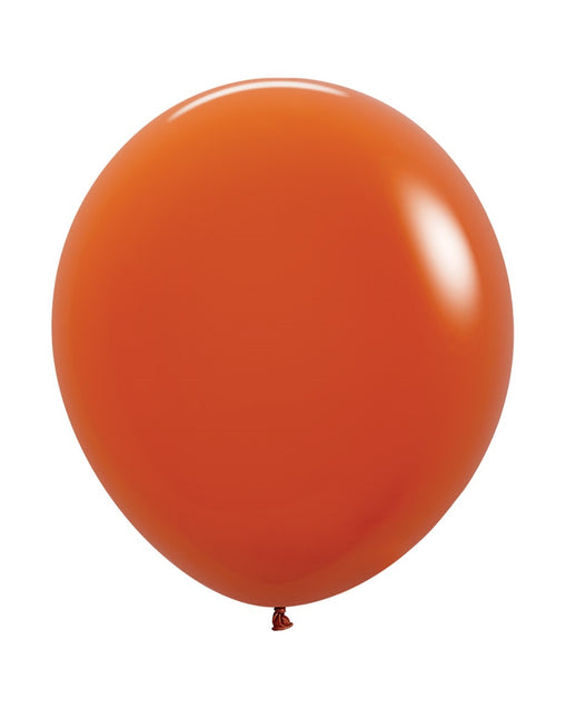 Globos Puesta de Sol Naranja 45cm 25pcs