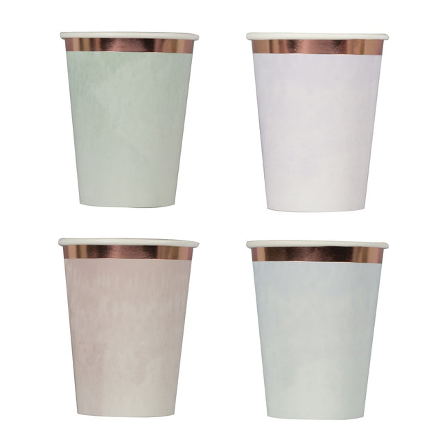 Vasos Pastel 250ml 8ud