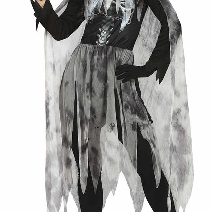 Parca Vestido Halloween Damas