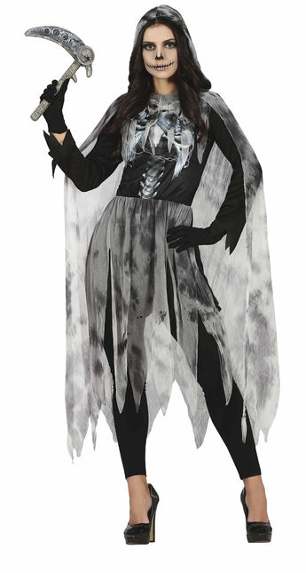 Parca Vestido Halloween Damas