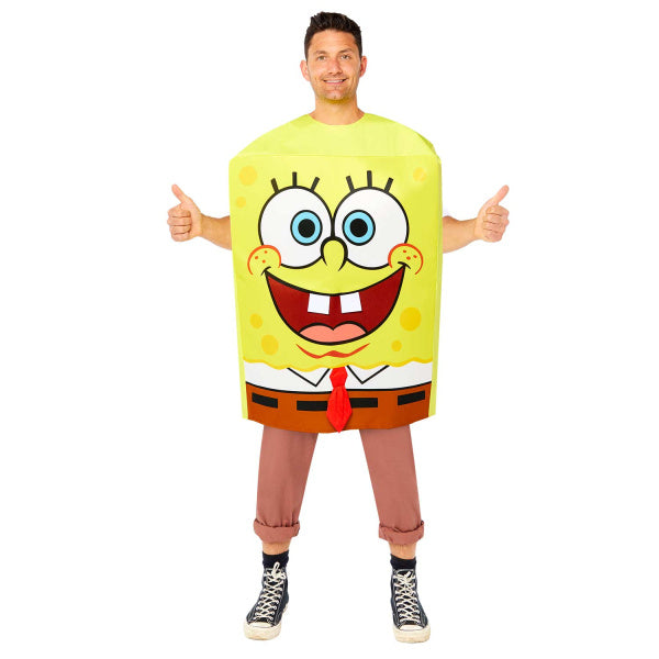 Disfraz de Bob Esponja Adulto Hombre M/L