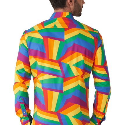 Camisa ZIG Zag Arco Iris Hombre OppoSuits