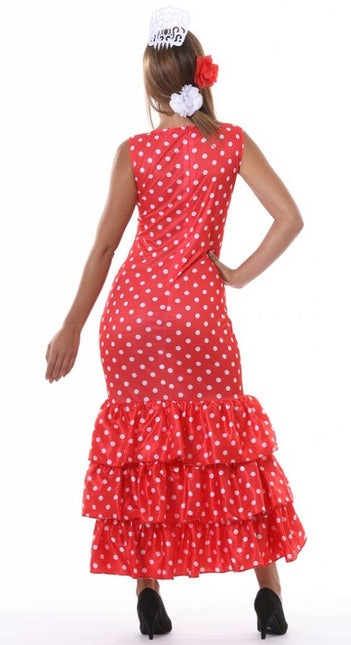 Traje de Flamenca Rojo