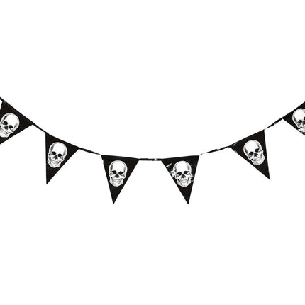 Banderola de Halloween Calaveras 3,6 m