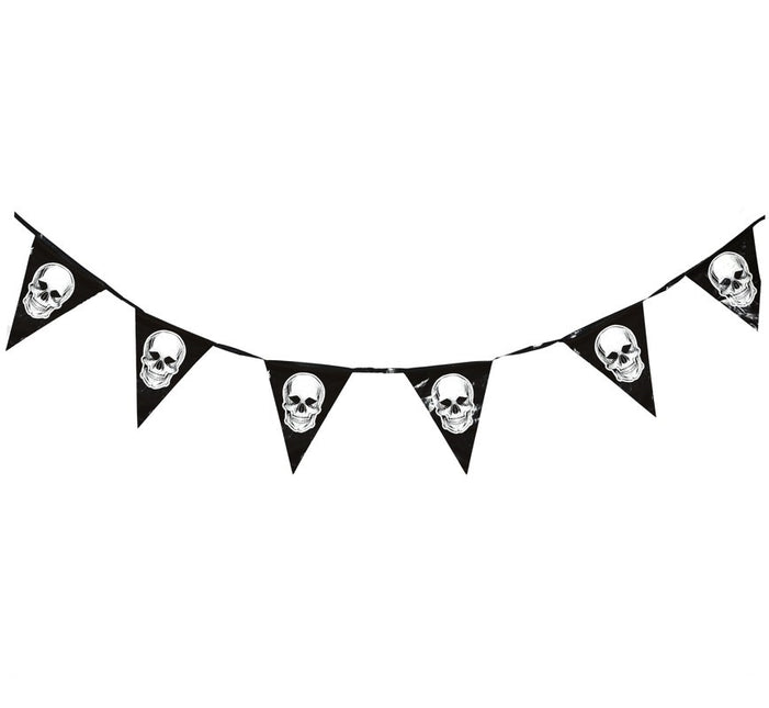 Banderola de Halloween Calaveras 3,6 m