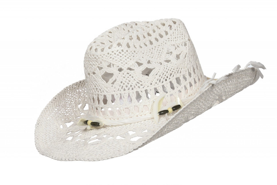 Sombrero Blanco Damas de Paja