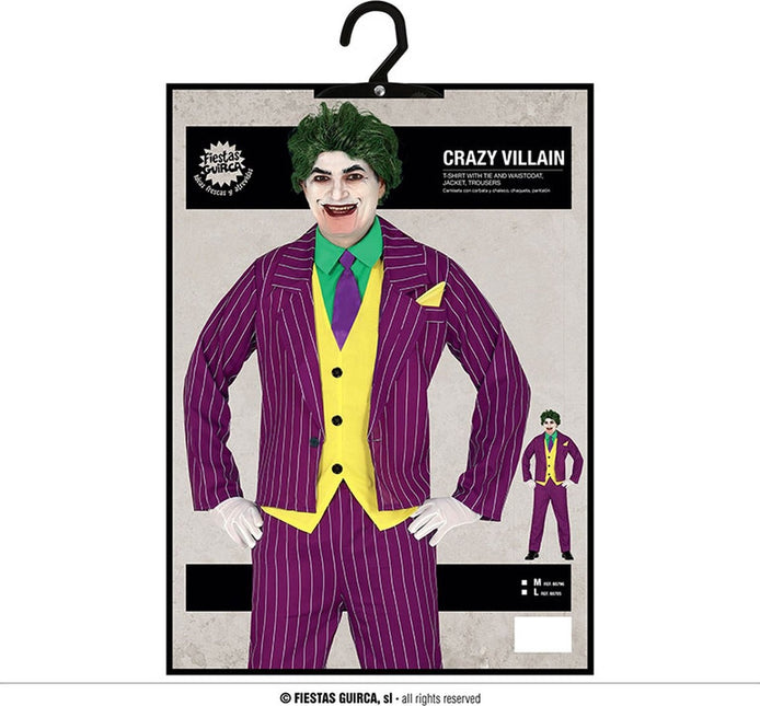 Disfraz de Joker Villano para Hombre