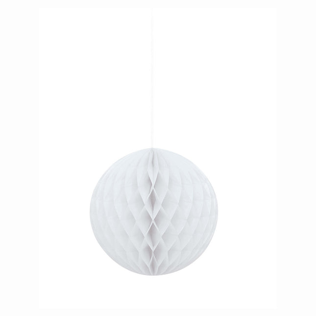 Bombilla Panal Blanca 20cm