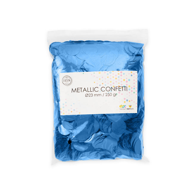 Confeti Azul Metalizado 250gr